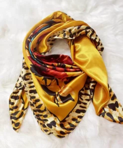 Rowdy Crowd Clothing Fiesty Floral Wild Rag - Mustard