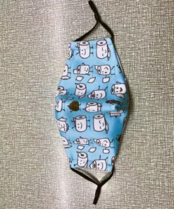 Southern Fried Chics Sale! Filtered Adjustable Adult Mask - Toilet Paper