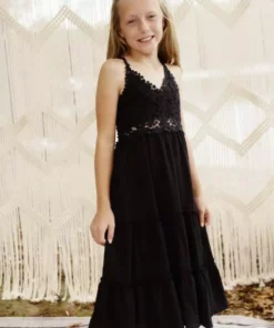 Dongguan Haohoo Clothing CO., Ltd Girls Southbound Dress - Black