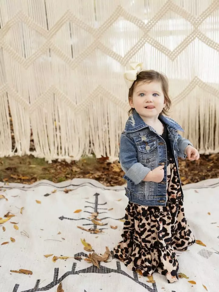 Dongguan Haohoo Clothing CO., Ltd Sale! Girls Southbound Dress - Black Top With Leopard Skirt