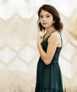 Dongguan Haohoo Clothing CO., Ltd Girls Southbound Dress - Evergreen Sale!