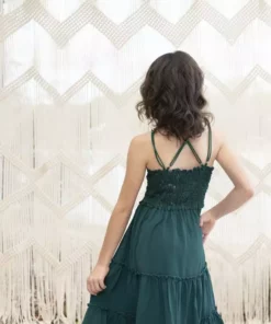 Dongguan Haohoo Clothing CO., Ltd Girls Southbound Dress - Evergreen Sale!