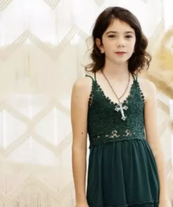 Dongguan Haohoo Clothing CO., Ltd Girls Southbound Dress - Evergreen Sale!