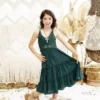 Dongguan Haohoo Clothing CO., Ltd Girls Southbound Dress - Evergreen Sale!