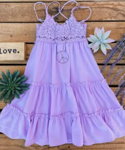 Dongguan Haohoo Clothing CO., Ltd Sale! Girls Southbound Dress - Lavender