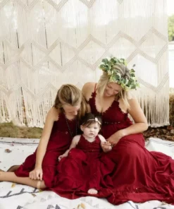 Dongguan Haohoo Clothing CO., Ltd Girls Southbound Dress - Wine Sale!