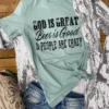 Buckin Barn God Is Great Tee