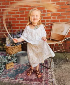 D & J Industries Heart Skips A Beat Dress - Ivory