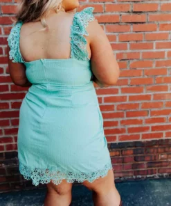 D & J Industries Hello Beautiful Dress - Mint