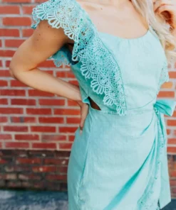 D & J Industries Hello Beautiful Dress - Mint