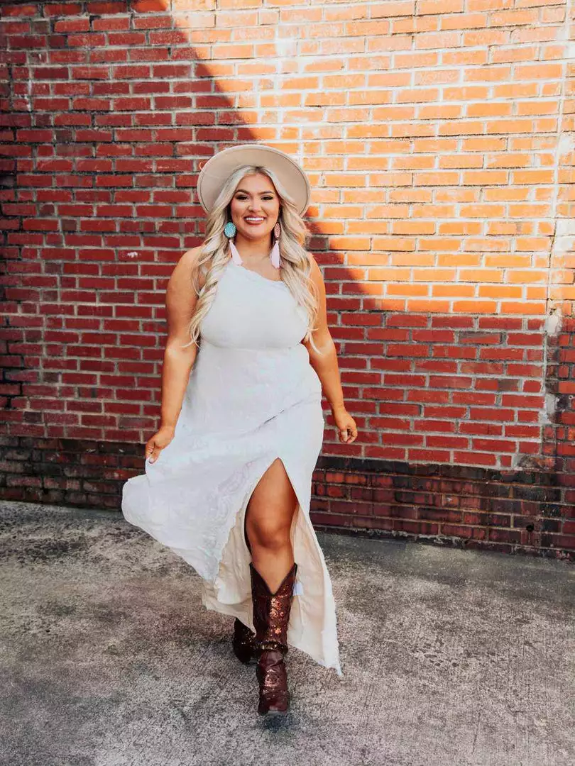 D & J Industries Hollywood Nights Sequin Dress - Pink Iridescent