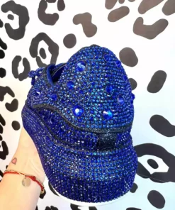 Azalea Wang Glittery Midnight Chic Sneakers