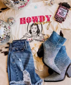 4B Custom Designs LLC Howdy Cowboy T-shirt