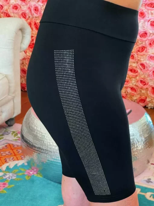 Vocal Biker Shorts With Side Bling Sale!