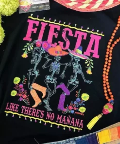 Miss Mud Pie Fiesta T-shirt - Black