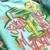 Miss Mud Pie Clothing Salty Like My Margarita Tee - Mint