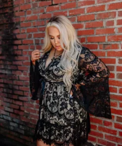 D & J Industries Co., LTD. Lacey Belle Dress - Black