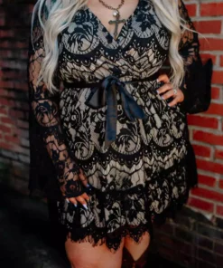 D & J Industries Co., LTD. Lacey Belle Dress - Black