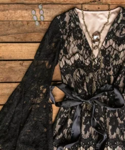 D & J Industries Co., LTD. Lacey Belle Dress - Black