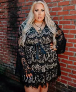 D & J Industries Co., LTD. Lacey Belle Dress - Black