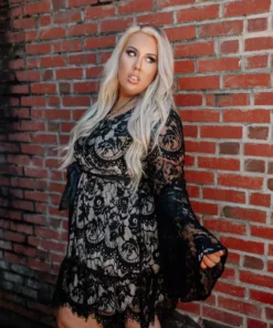 D & J Industries Co., LTD. Lacey Belle Dress - Black