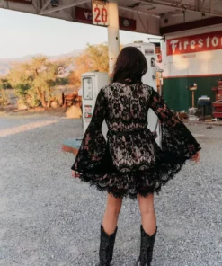 D & J Industries Co., LTD. Lacey Belle Dress - Black