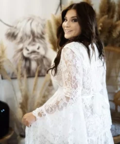 Southern Fried Chics Bridal Lacey Belle Dress - White