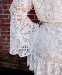 Southern Fried Chics Bridal Lacey Belle Dress - White