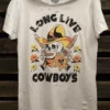Country Deep Long Live Cowboys Distressed Tee