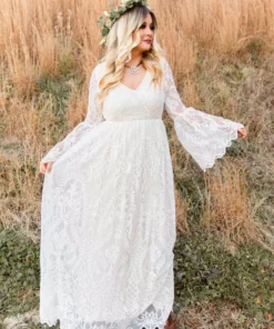 D & J Industries Look Famous Tonight Dress - White/Neutral