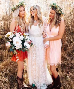 D & J Industries Look Famous Tonight Dress - White/Neutral