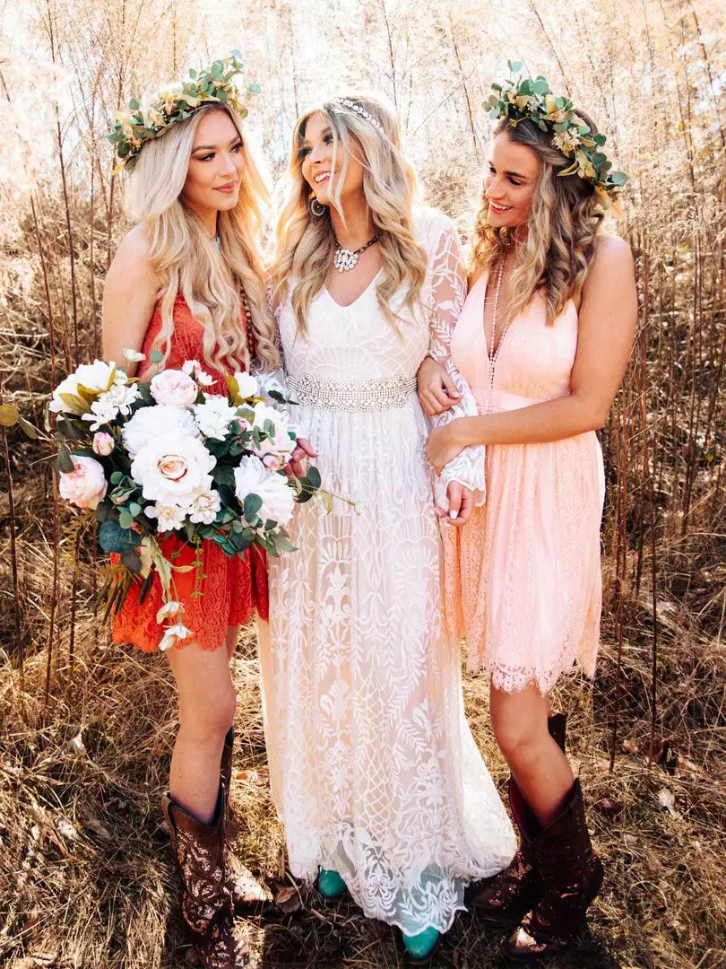 D & J Industries Look Famous Tonight Dress - White/Neutral