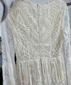 D & J Industries Look Famous Tonight Dress - White/Neutral