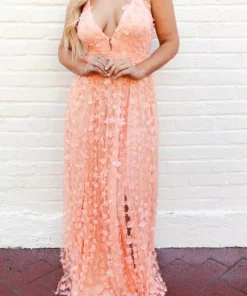 D & J Industries Look So Good — Boho Bridesmaid Dress In Pink