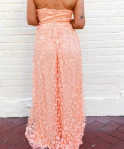 D & J Industries Look So Good — Boho Bridesmaid Dress In Pink
