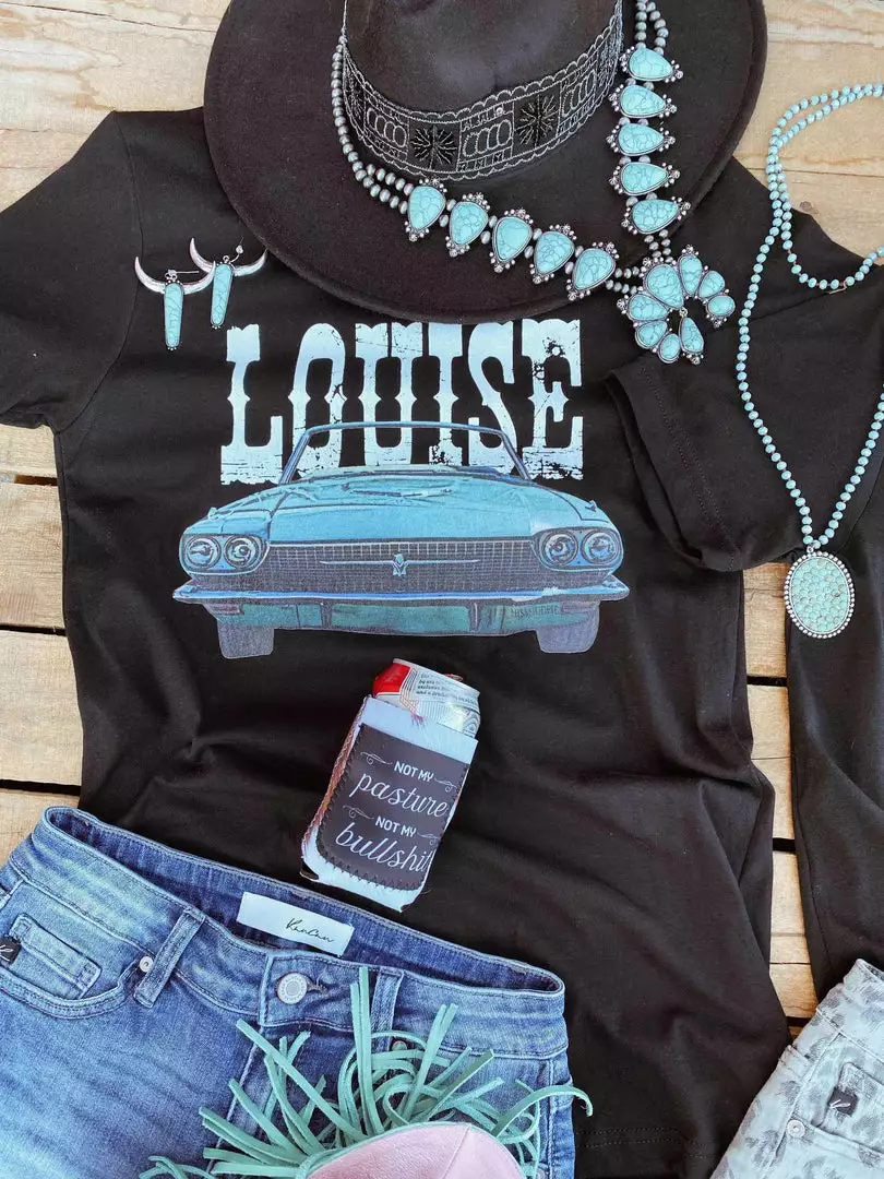 Miss Mud Pie Louise Tee - Black Tees