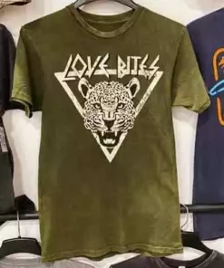 Country Deep Love Bites Tee - Vintage Green