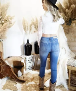 D & J Industries Made For You Top - White