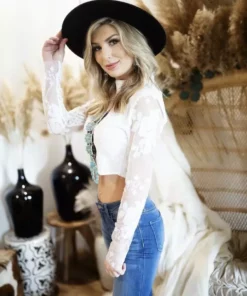 D & J Industries Made For You Top - White