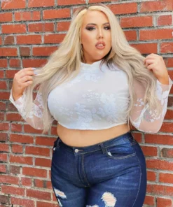 D & J Industries Made For You Top - White