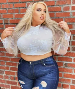 D & J Industries Made For You Top - White