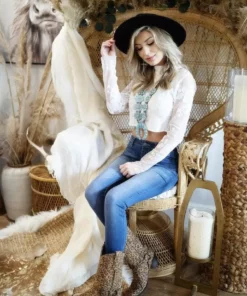 D & J Industries Made For You Top - White