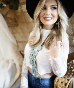 D & J Industries Made For You Top - White