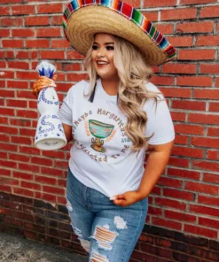 Miss Mud Pie Maybe Margaritas Are Addicted To Me Tee - White Tees