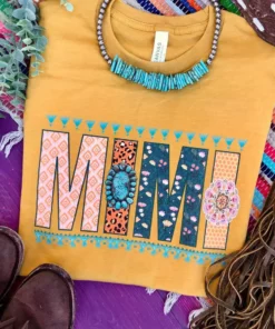 Miss Mud Pie Mimi Tee - Mustard