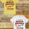 GTN Mixed Drinks Tee Clothing