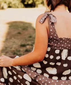 Bucket List Mocha Days Midi Dress