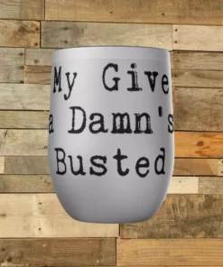 GTN My Give A Damn Wine Tumbler Accessories