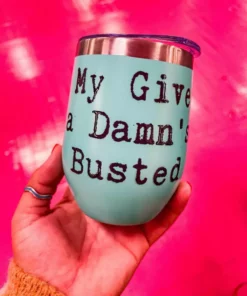 GTN My Give A Damn Wine Tumbler Accessories