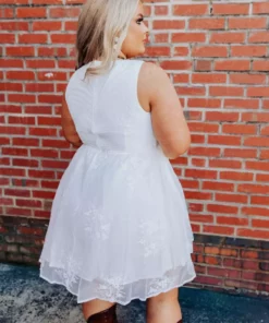 D & J Industries Need You Now Dress - White